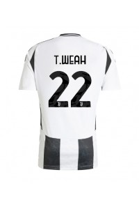 Juventus Timothy Weah #22 Voetbaltruitje Thuis tenue 2024-25 Korte Mouw